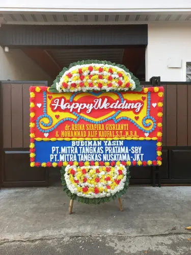 Papan Bunga Pernikahan angke