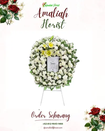 Krans Bunga Duka Cita angke