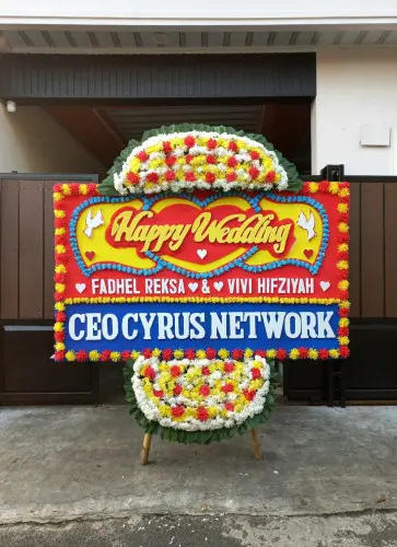 Papan Bunga Pernikahan angke