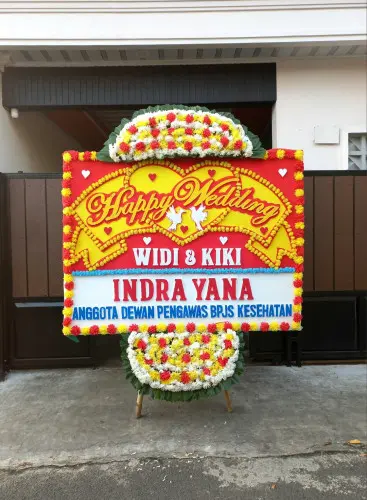Papan Bunga Pernikahan angke